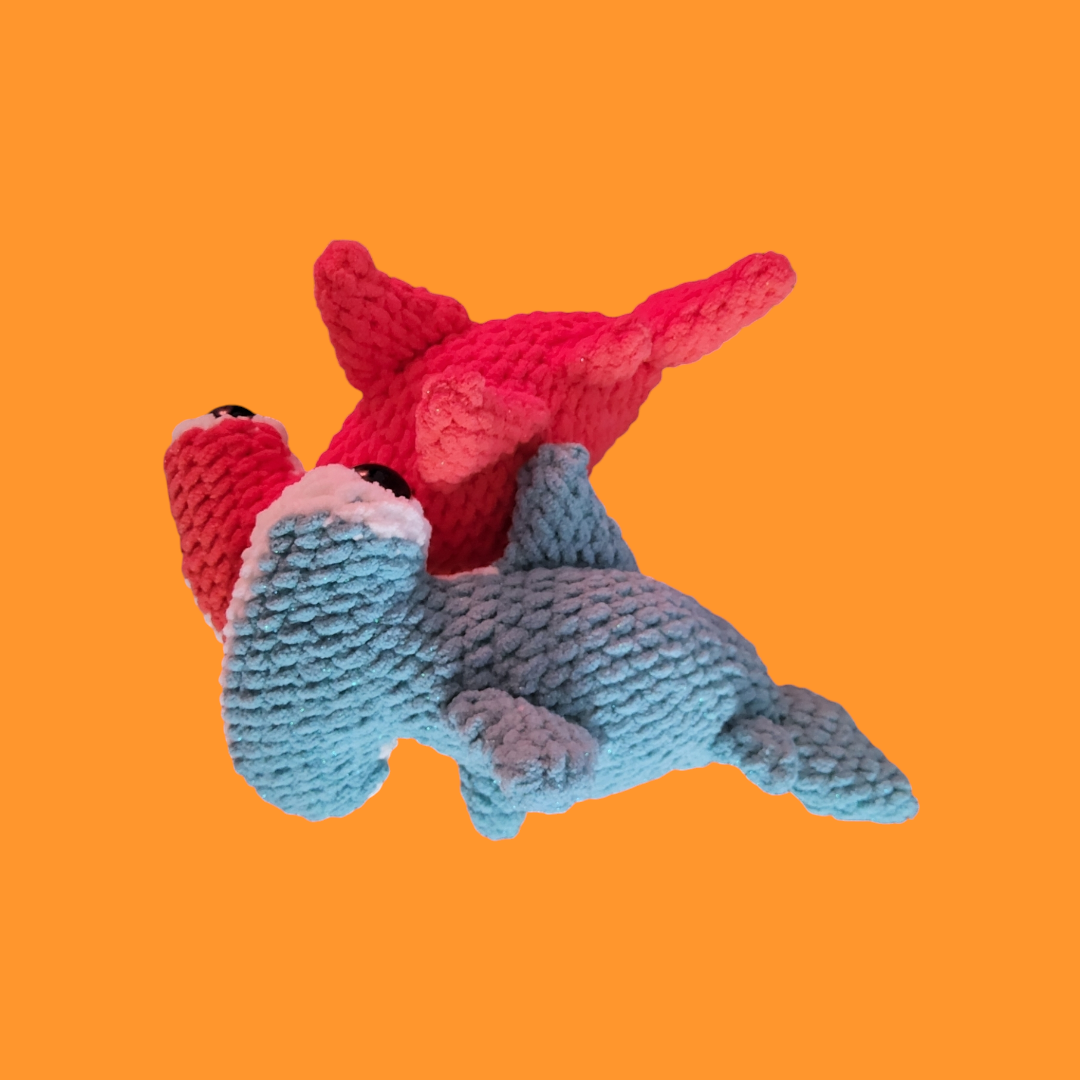 Crocheted Hammerhead Shark