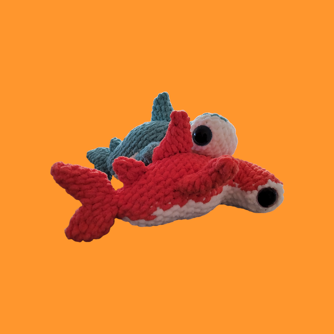 Crocheted Hammerhead Shark