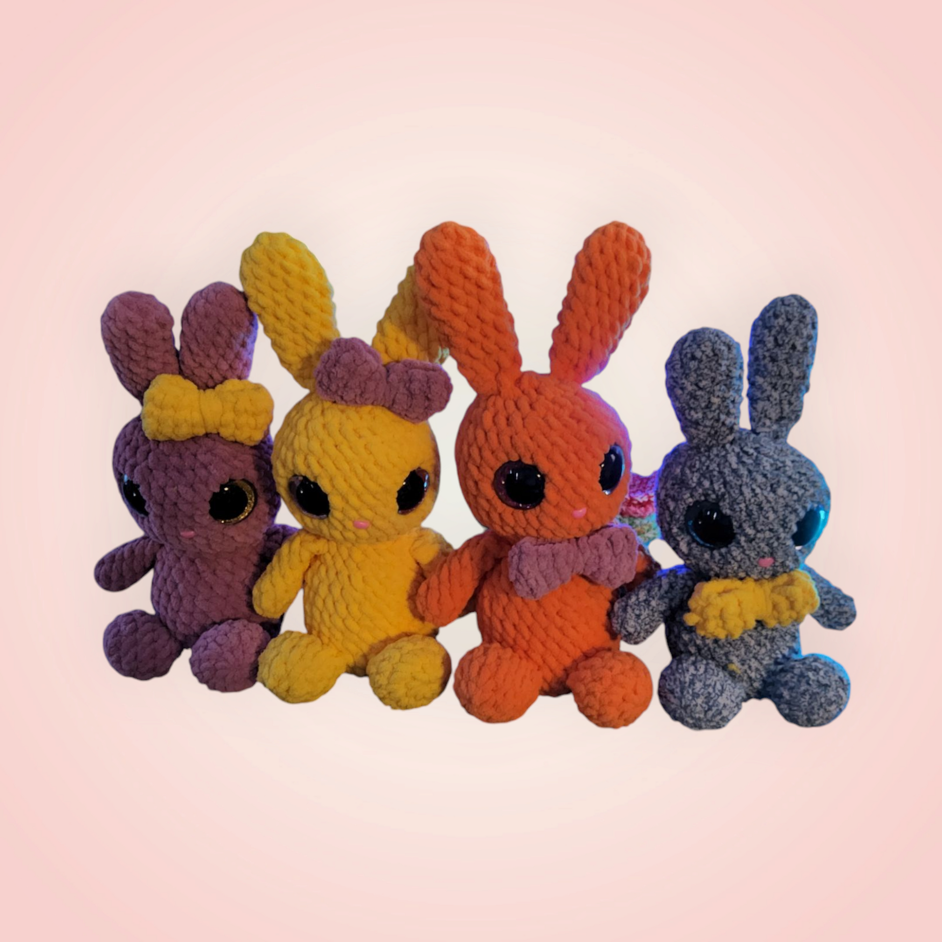 Cozy Cuties Plush Bunnies - Adorable Handmade Stuffed Animals