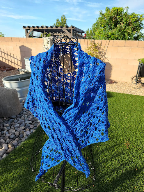 Blue Shawl/Wrap